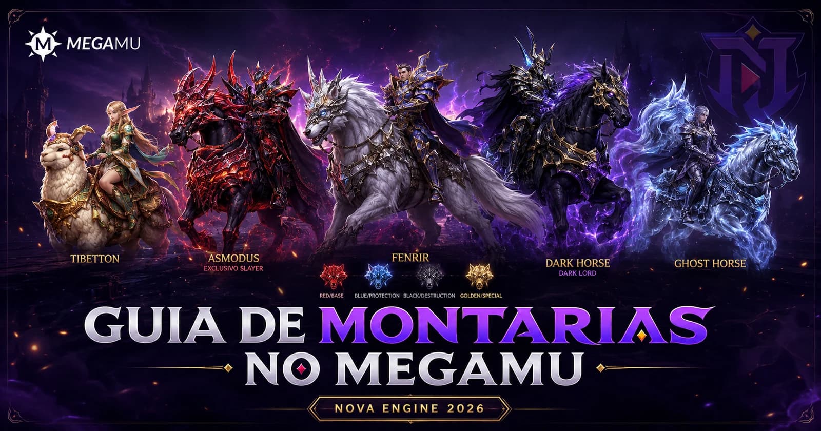 Guia Completo de Montarias no MEGAMU — 2026