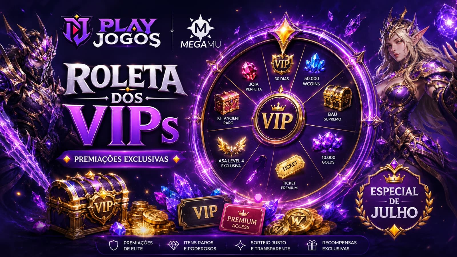 ROLETA DOS VIPS (Especial Aniversário MEGAMU)