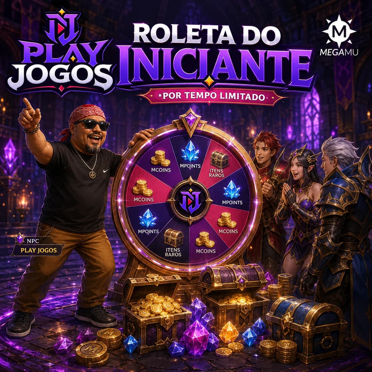 ROLETA DO INICIANTE (Especial Aniversário MEGAMU)