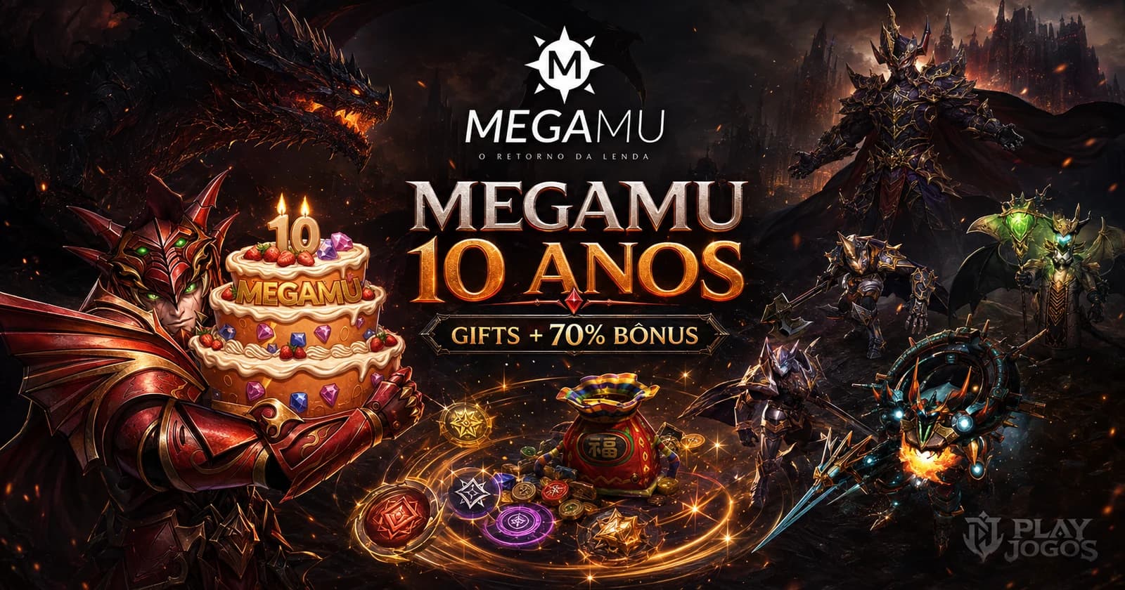 10 Anos de MEGAMU: Eventos Especiais, Gifts e Muitas Novidades em Agosto!